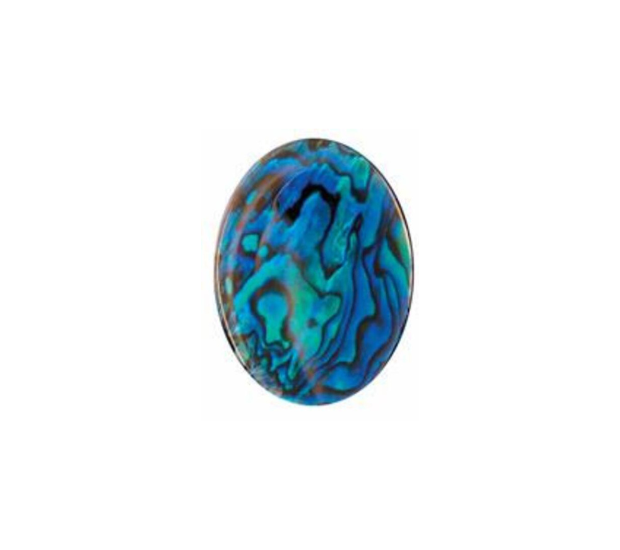 Paua Shell Blue - 5x7 Oval