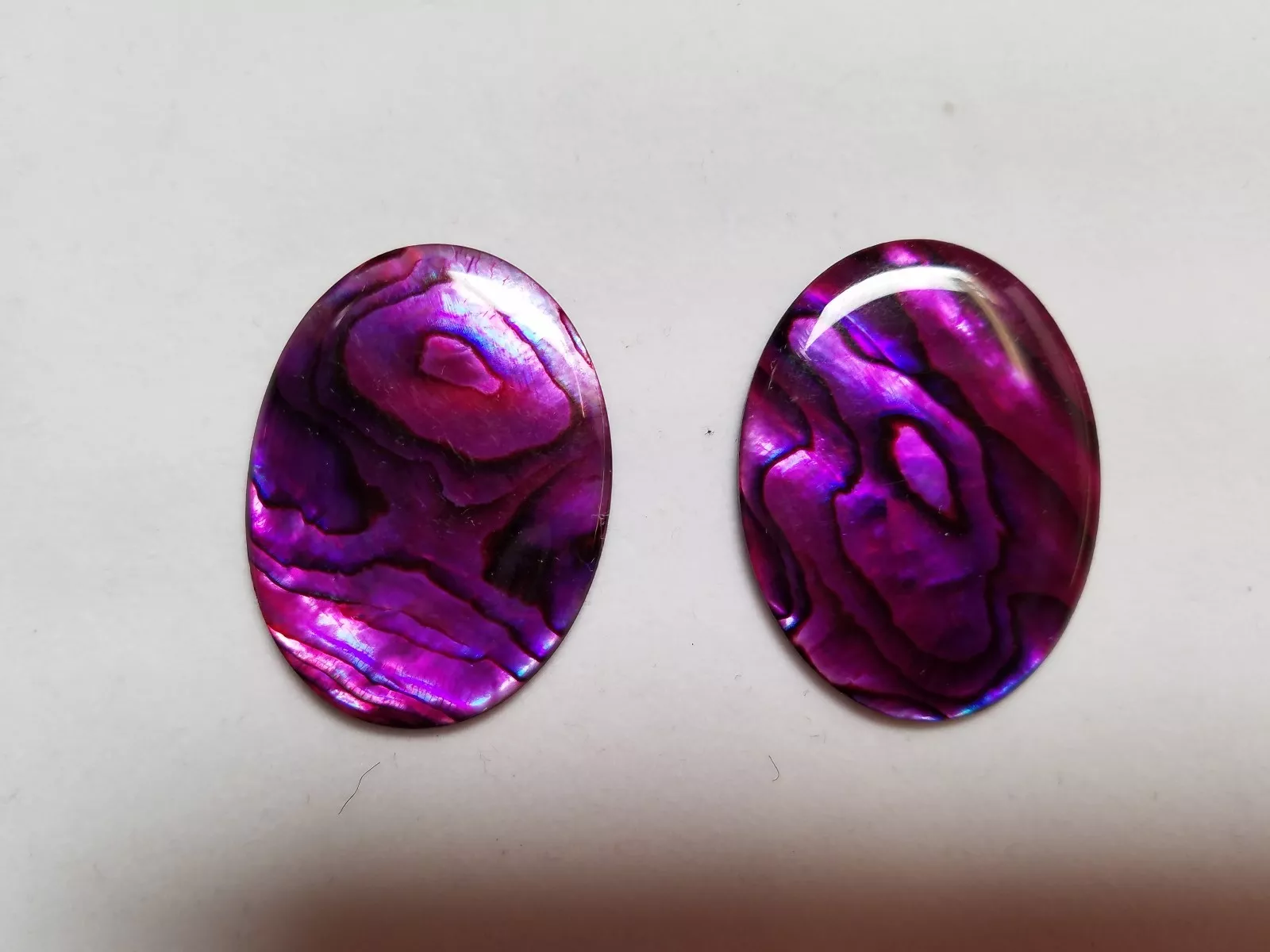 6pcs Purple Paua Shell Oval Cabochon High Quality 15x20  Cab