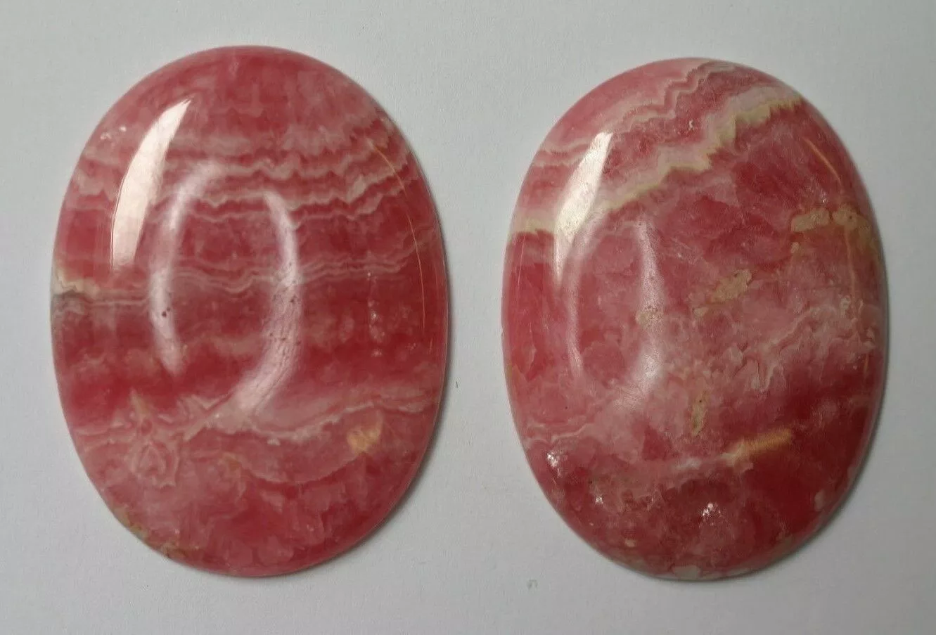 15x20mm Natural Rhodochrosite Calibrated Oval Cabochon Cab Gems Gemstones
