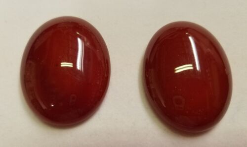 Carnelian Oval flat back Cabochon High Quality 18x25