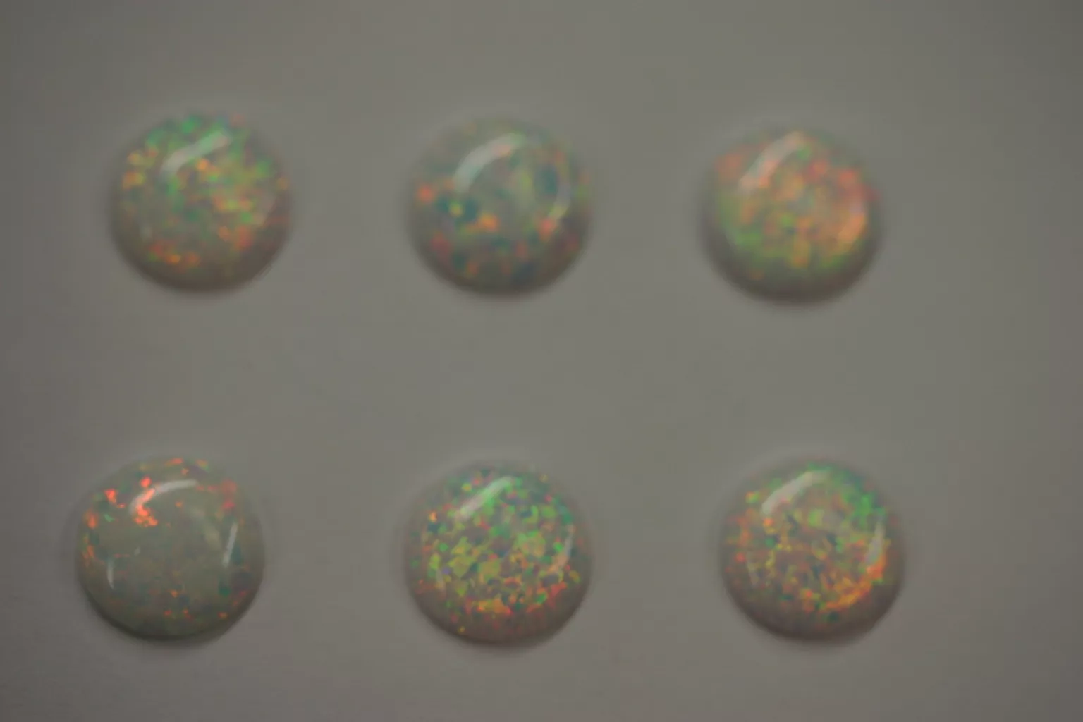 Man-made Opal Calibrated Round Cabochon High Quality Gemstones 8mm