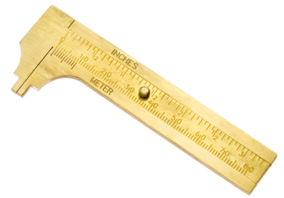 Jewelry and Watch Brass Caliper Gauge 80mm, 3 Inches