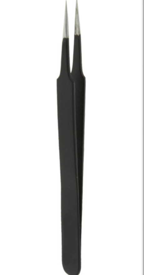 Stainless Steel Anti-static Tweezers Straight Tip