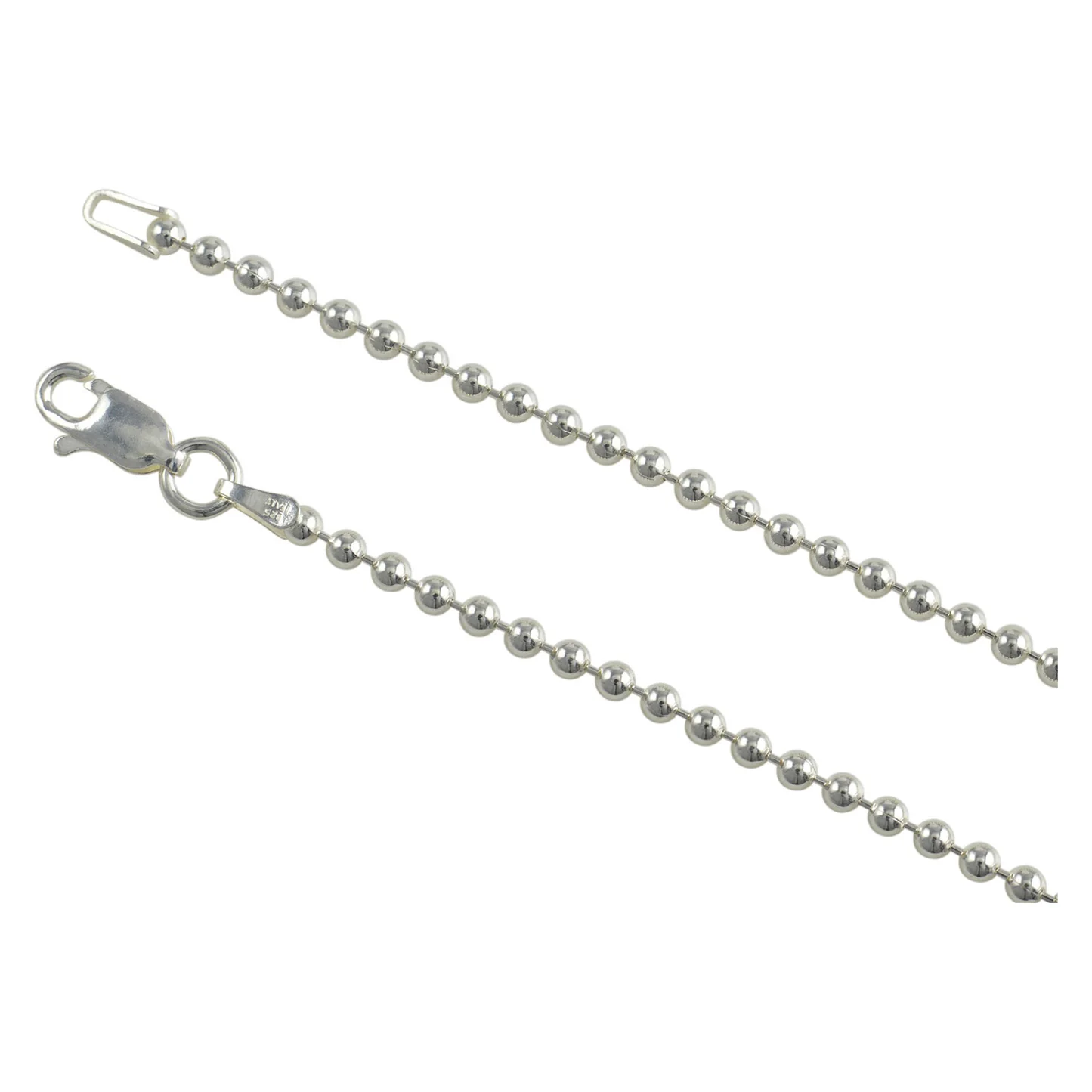 2.2 MM ROUND BEAD CHAIN -  20"