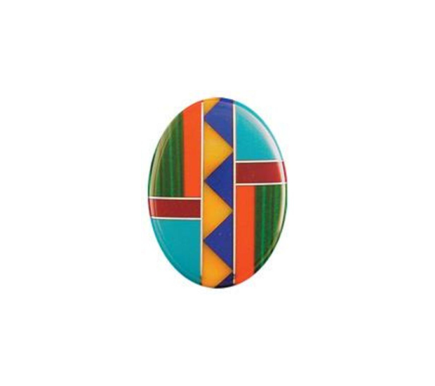 Fancy Inlay - 6x8 Oval