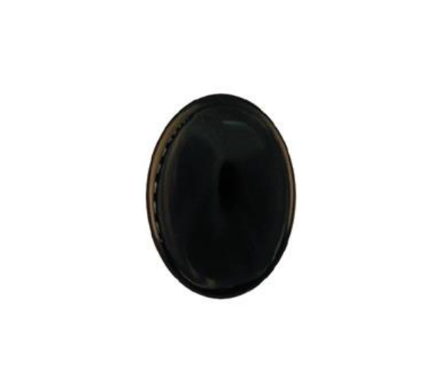 Onyx Black - 6mm Heart
