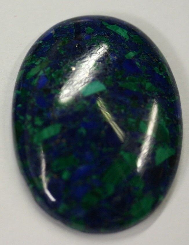 Natural Azurite Malachite Oval Cabochon  - 13x18