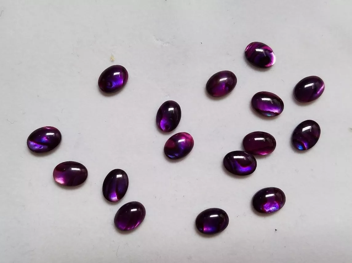 10pcs Purple Paua Shell Oval Cabochon High Quality 10x14mm Cabs
