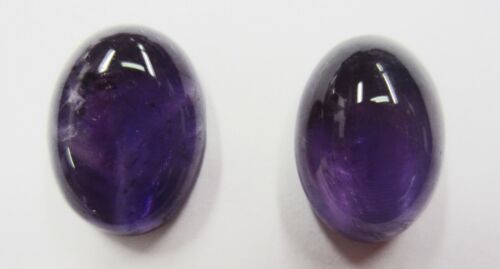 13x18mm 18x13mm Natural African Amethyst Oval Cabochon Gemstones Cab Gems