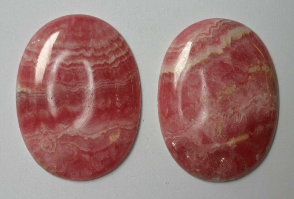 13x18mm Natural Rhodochrosite Calibrated Oval Cabochon Cab Gems Gemstones