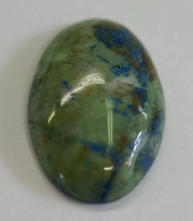 20x30mm Natural Oval Azurite Malachite 6.8mm thickness 29.5ct Arizona Jewelry