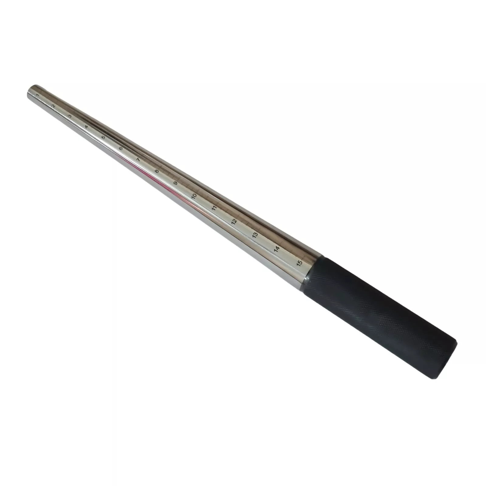 Marked Polished Steel Ungrooved & Marked Ring Mandrel (1-16) - 13”