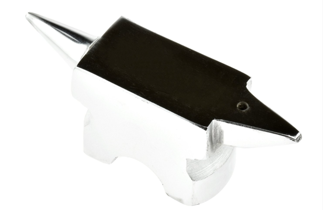 Forged Double Horn Jewelers Anvil, 420 Grams